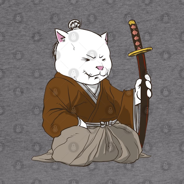 Samurai Cat by bi_sketch